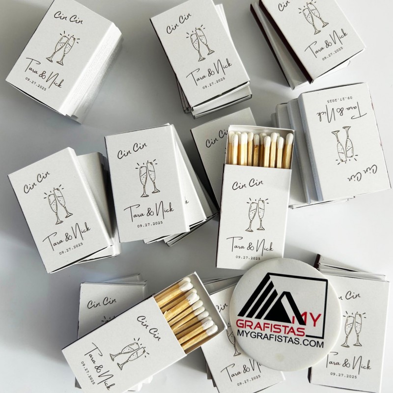 Σπίρτα  Με Εκτύπωση το Σχεδιο σας Κωδ. 02325.