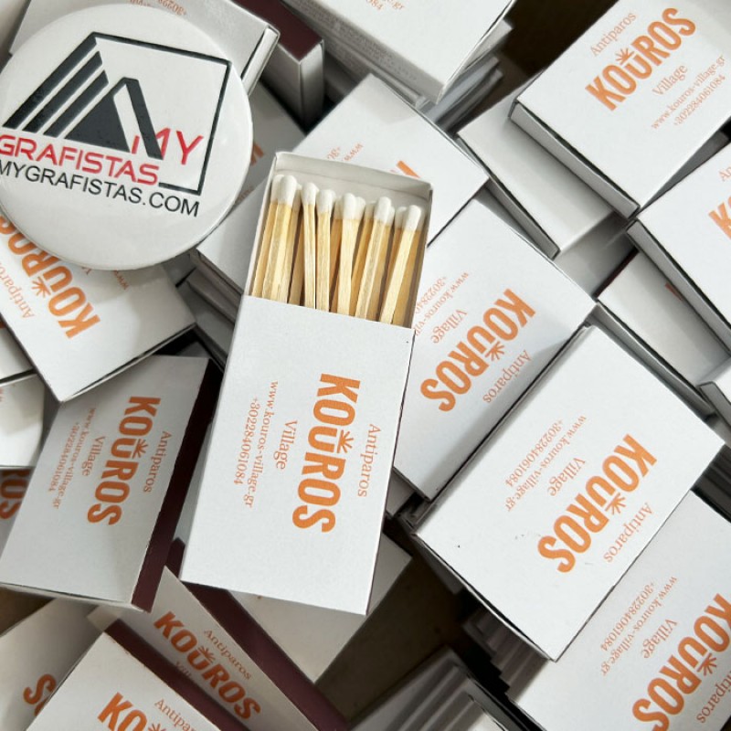 Σπίρτα  Με Εκτύπωση το Σχεδιο σας Κωδ. 02325.