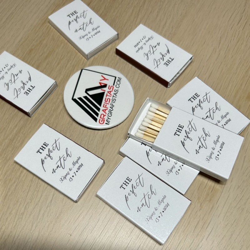 Σπίρτα  Με Εκτύπωση το Σχεδιο σας Κωδ. 02325.