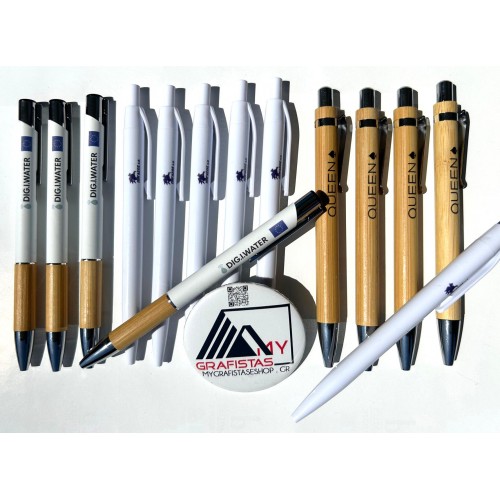 Στυλό bamboo με εκτύπωση το λογότυπο σας  0,30€ κωδ. 7318-18