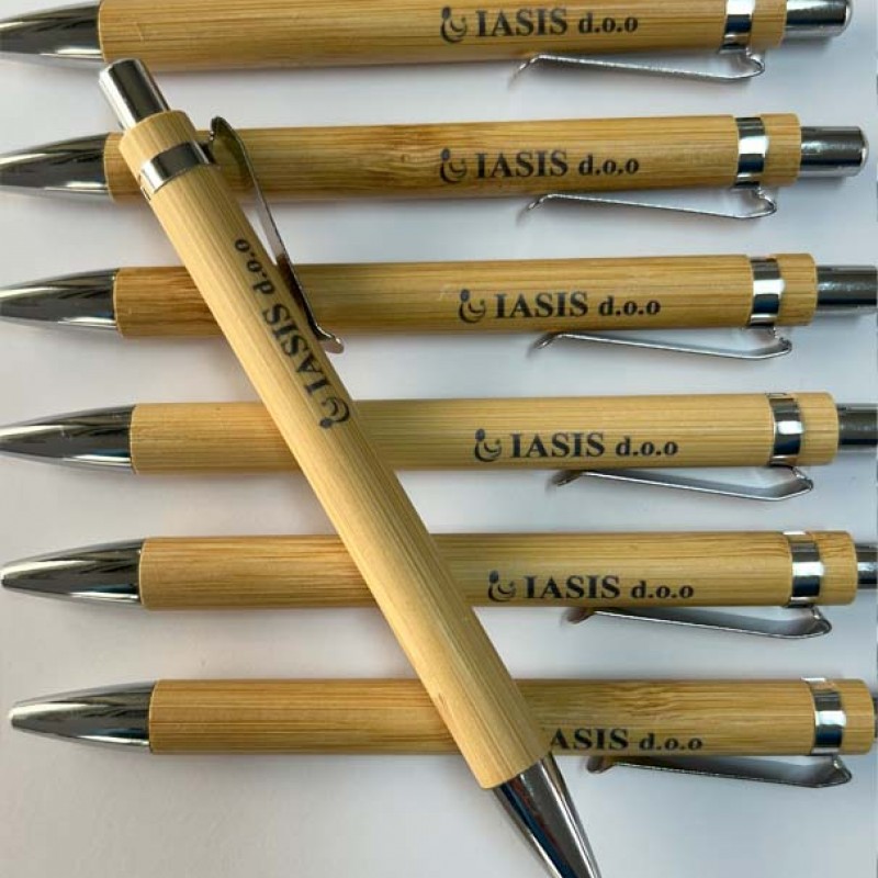 Στυλό bamboo με εκτύπωση το λογότυπο σας  0,30€ κωδ. 7318-18