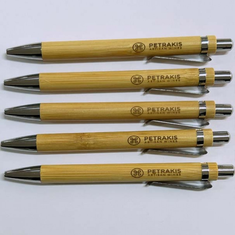 Στυλό bamboo με εκτύπωση το λογότυπο σας  0,30€ κωδ. 7318-18