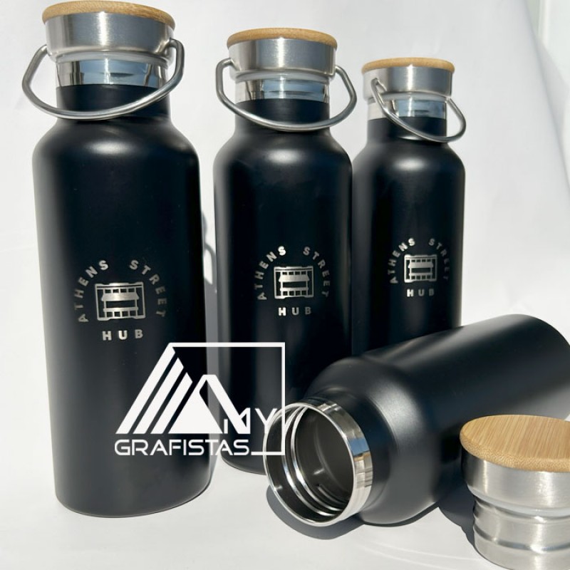 Aluminium bottle 500 ml.    Με Χάραξη Laser το Σχέδιο σας   κωδ. 09431-460  Aluminium bottle 500 ml.    Με Χάραξη Laser το Σχέδιο σας   κωδ. 09431-460