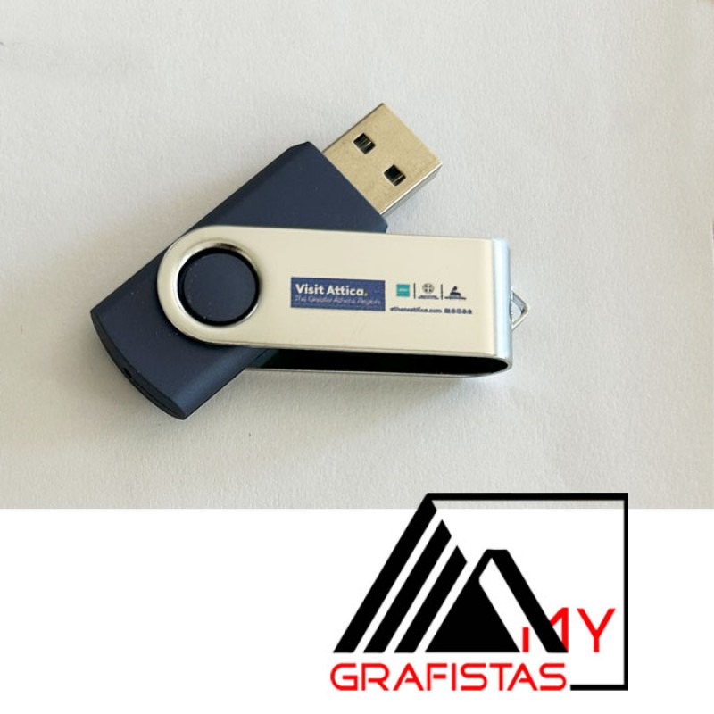 Usb stick 8GB   κωδ.064b Με Εκτύπωση 2,30 το Σχεδιο σας