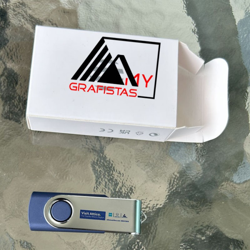 Usb stick 8GB   κωδ.064b Με Εκτύπωση 2,30 το Σχεδιο σας