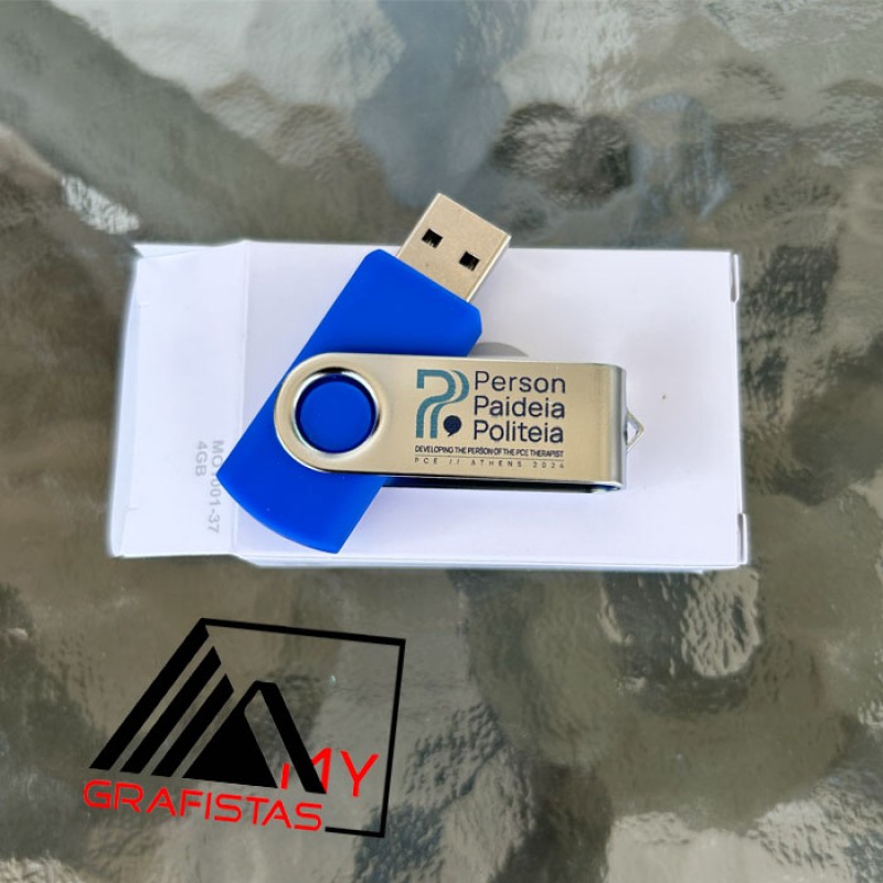 Usb stick 8GB   κωδ.064b Με Εκτύπωση 2,30 το Σχεδιο σας