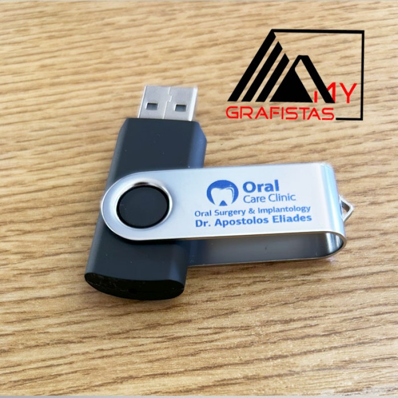 Usb stick 8GB   κωδ.064b Με Εκτύπωση 2,30 το Σχεδιο σας