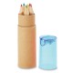 ΞΥΛΟΜΠΟΓΙΕΣ  6 piece colouring pencils in tube.   Με Εκτύπωση Το Σχεδιο σας κωδ.08580 023 