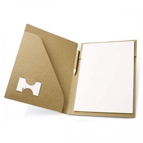 Folder A4 Cardboard: 450 g/m². Notepad: 20 recycled plain sheets  3,00€  Kωδ. s92046-187 Folder A4 Cardboard: 450 g/m². Notepad: 20 recycled plain sheets  3,00€  Kωδ. s92046-187