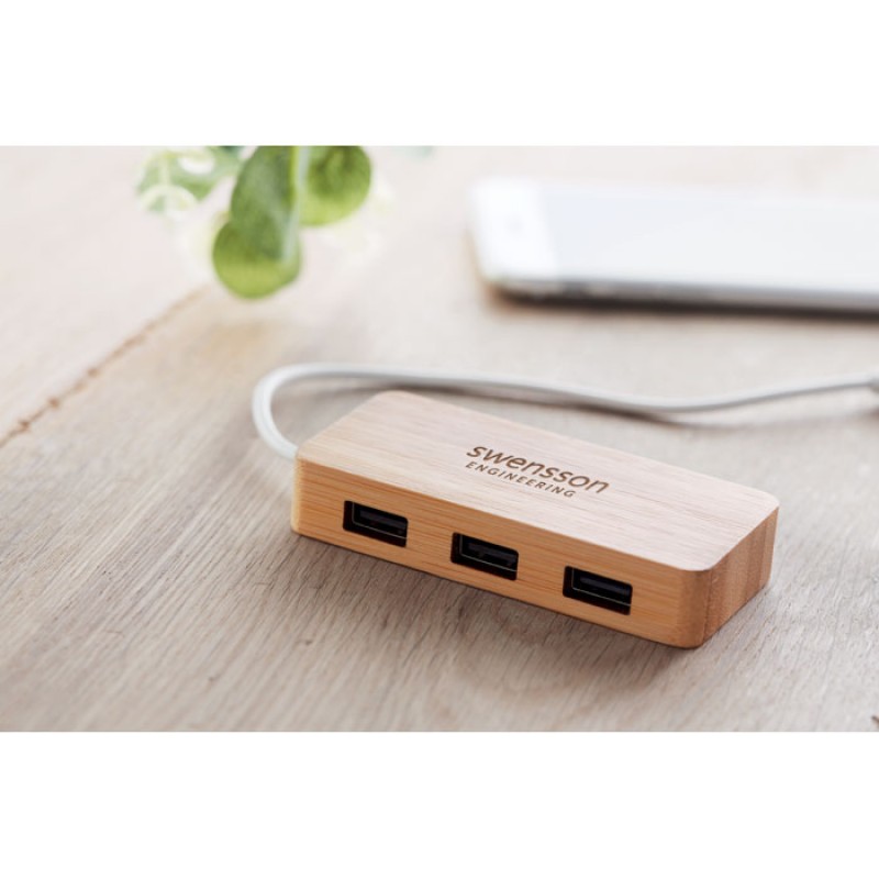 USB hub in bamboo case με με Χάραξη το Σχεδιο σας ΚΩΔ : 09738-421 USB hub in bamboo case με με Χάραξη το Σχεδιο σας ΚΩΔ : 09738-421