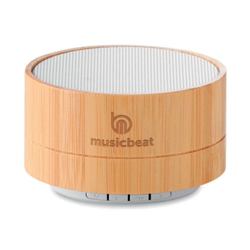 SOUND BAMBOO Ηχείο Bluetooth  με Χάραξη το Σχεδιο σας Κωδ. 09609-610