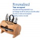 Wooden stand with 4 wine accessories Με Χάραξη το Σχέδιο σας Κωδ.09523-700 Wooden stand with 4 wine accessories Με Χάραξη το Σχέδιο σας Κωδ.09523-700