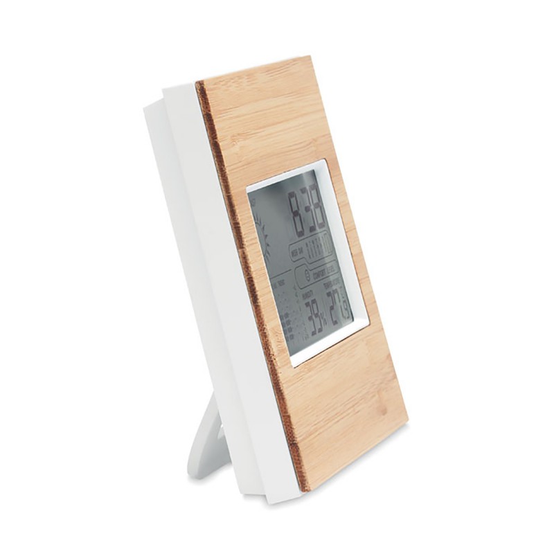 Weather station with bamboo front, Με Χάραξη το Σχέδιο σας Κωδ.09959-644 Weather station with bamboo front, Με Χάραξη το Σχέδιο σας Κωδ.09959-644
