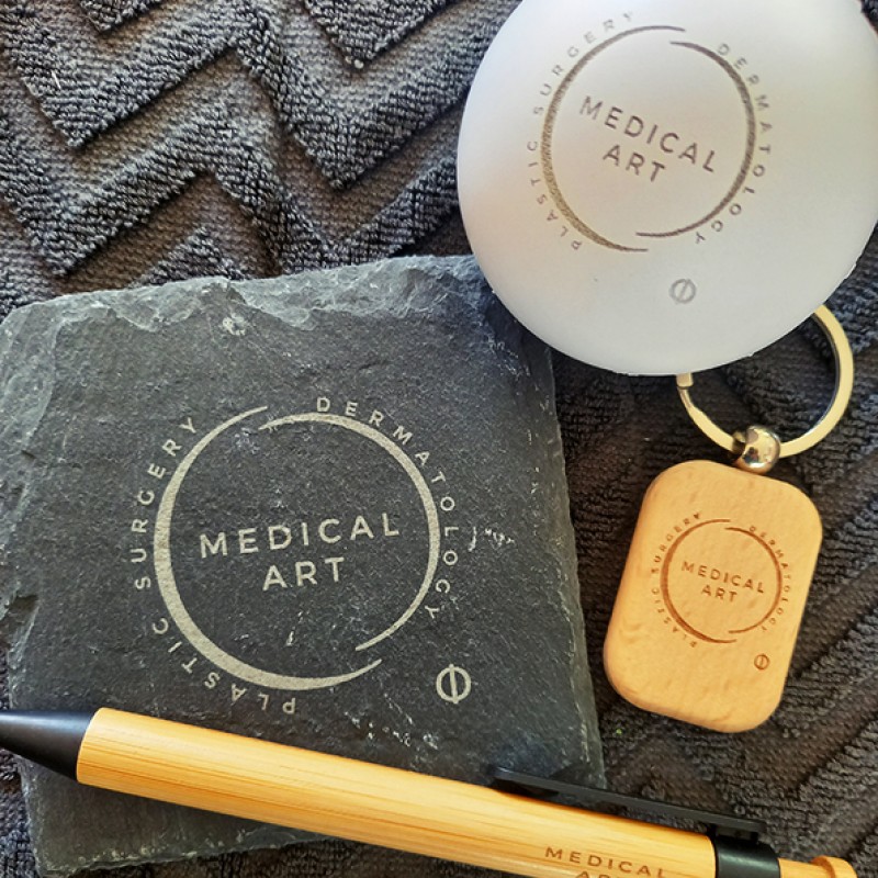 Souver Σετ από 4 σουβέρ από σχιστόλιθο με βάση EVA με Xάραξη Laser το Σχέδιο σας  κωδ. 09124-280