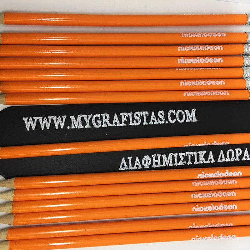 Διαφημιστικά Μολύβια με Εκτύπωση το Σχεδιο σας  0,14€   κωδ.01327-B