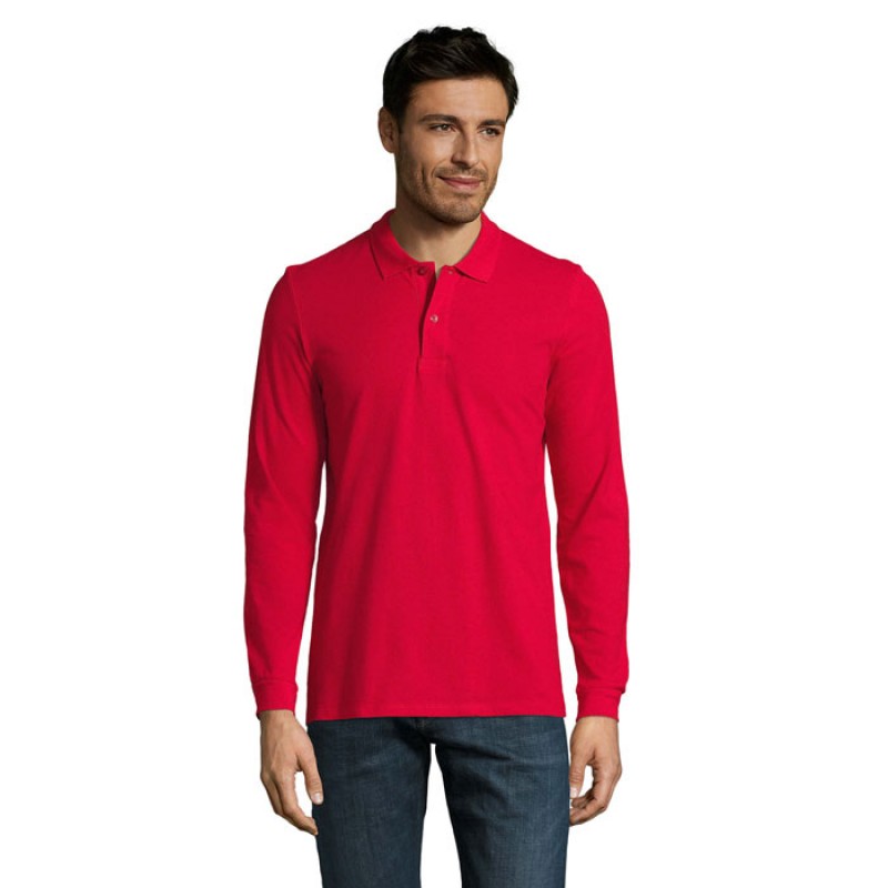 Polo Μακρυμάνικα με Κέντημα  το Σχέδιο σας 13,00€  ΚΩΔ. 02087-723