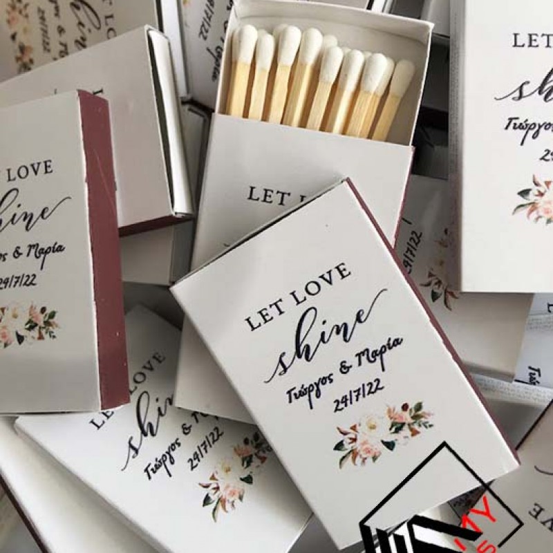 Σπίρτα  Με Εκτύπωση το Σχεδιο σας Κωδ. 02325.