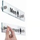 Ταμπέλα Εισόδου Ιατρείου, Διαφανές Plexiglass κωδ. 0111