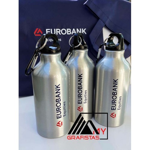 Aluminium bottle  400ml. Με Εκτύπωση το σχεδιο σας  2,70€  κωδ. 02403-165 Aluminium bottle  400ml. Με Εκτύπωση το σχεδιο σας  2,70€  κωδ. 02403-165