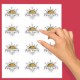 Αυτοκόλλητα,Stickers   p.v.c με Το Δικό σας Σχέδιο σε οποιαδήποτε σχήμα και μέγεθος θέλετε  κωδ.050Α