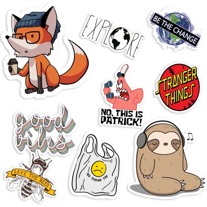 Αυτοκόλλητα,Stickers   p.v.c με Το Δικό σας Σχέδιο σε οποιαδήποτε σχήμα και μέγεθος θέλετε  κωδ.050Α
