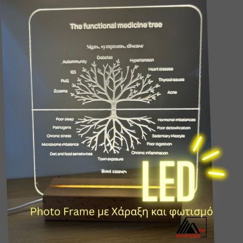 Φωτιστικό Led με Φωτογραφία με  χάραξη το Σχεδιο σας κωδ. 01589 Φωτιστικό Led με Φωτογραφία με  χάραξη το Σχεδιο σας κωδ. 01589