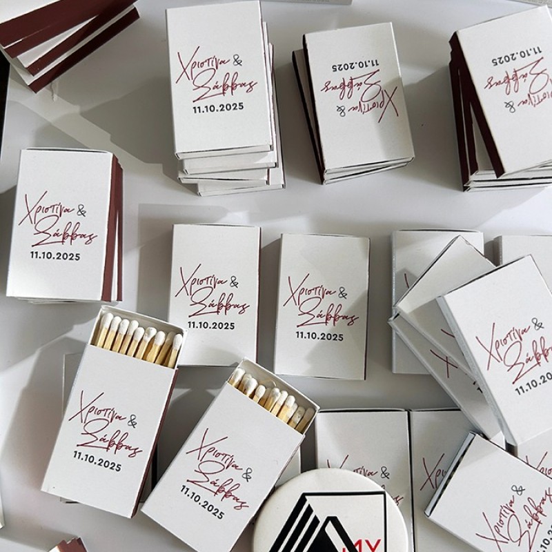 Σπίρτα  Με Εκτύπωση το Σχεδιο σας Κωδ. 02325.