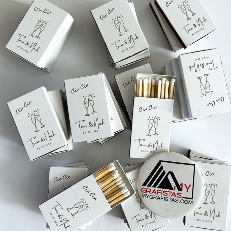 Σπίρτα  Με Εκτύπωση το Σχεδιο σας Κωδ. 02325.