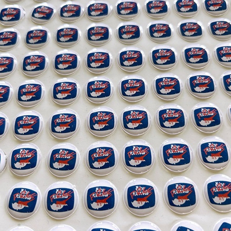 Αυτοκόλλητα, Σιλικόνης DOMING   με το δικό σας Σχεδιο σε οτι σχήμα και μέγεθος θέλετε! κωδ.01