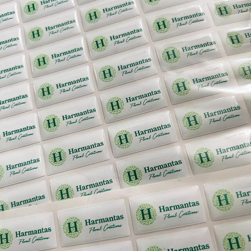 Αυτοκόλλητα, Σιλικόνης DOMING   με το δικό σας Σχεδιο σε οτι σχήμα και μέγεθος θέλετε! κωδ.01