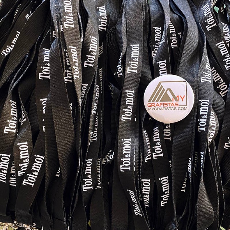 Lanyard  2cm with metal hook με Εκτύπωση το Σχεδιο σας   κωδ, 09058