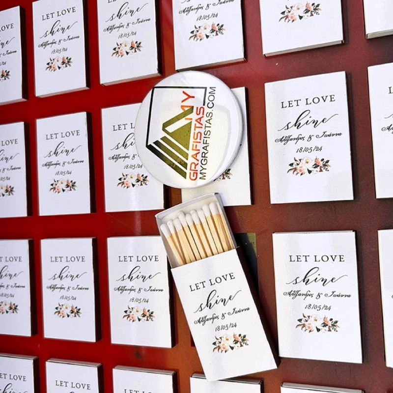 Σπίρτα  Με Εκτύπωση το Σχεδιο σας Κωδ. 02325.