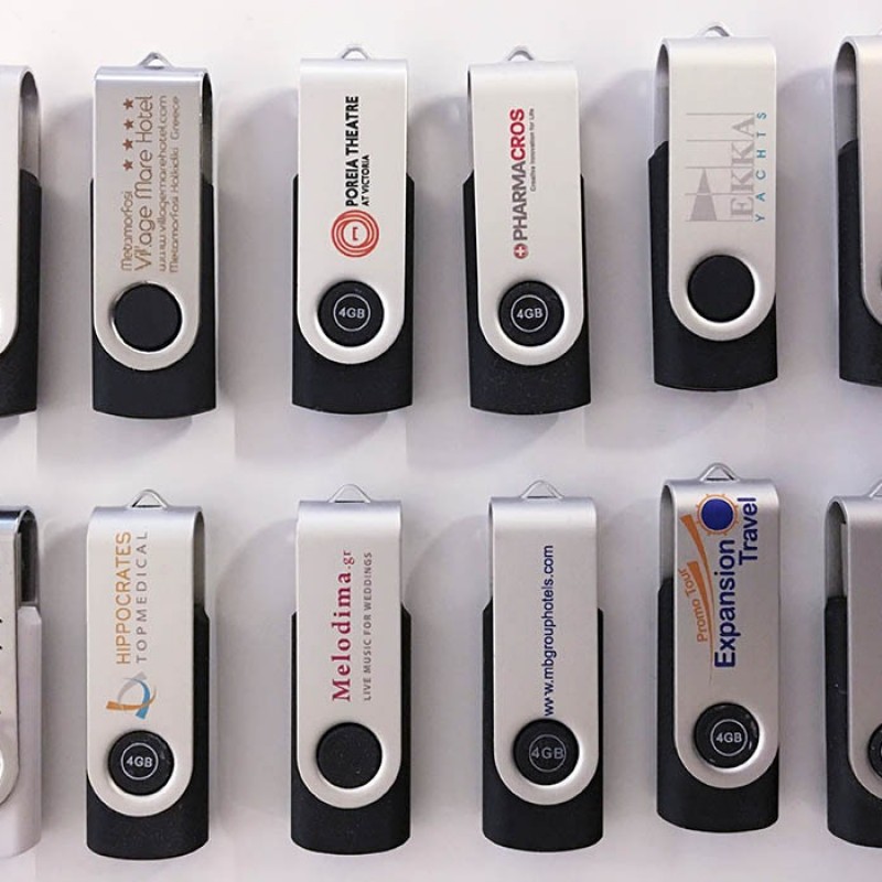 Usb stick 16GB   κωδ. 064c Με Εκτύπωση 2,65  το Σχεδιο σας