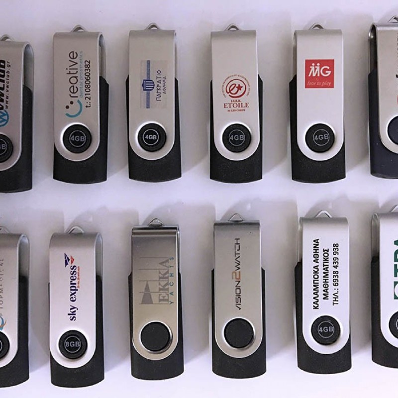 Usb stick 16GB   κωδ. 064c Με Εκτύπωση 2,65  το Σχεδιο σας