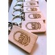 Μπρελόκ, keyring με χάραξη το σχεδιο σας 1,00€  κωδ.MA 06204-029