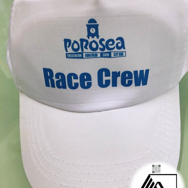 Καπέλα  Οικονομικά Λευκά με Γείσο Χρωματιστό. με Εκτύπωση το Σχεδιο σας 1,10€ κωδ.02550-62-white