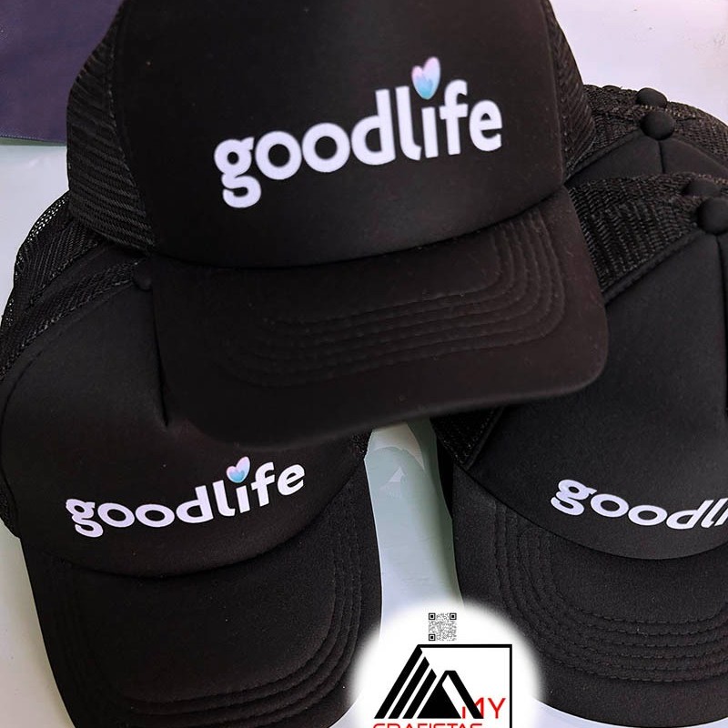 Καπέλα με δίχτυ Μαύρο Με Εκτύπωση το Σχεδιο σας  2,30€  Κωδ.0100-120 