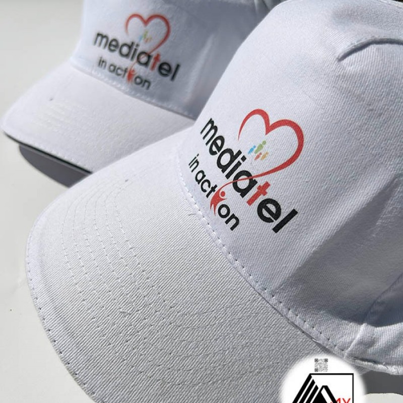 Καπέλα  Λευκό ή Εκρού Με Εκτύπωση το Σχεδιο σας 1,90€  κωδ.02569 -105