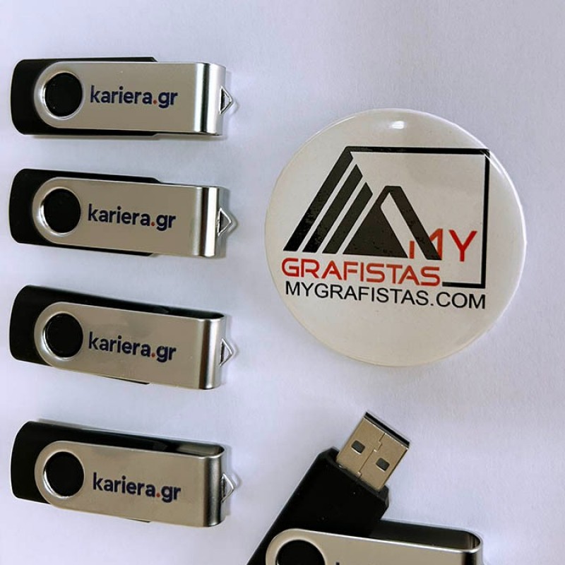 Usb stick 16GB   κωδ. 064c Με Εκτύπωση 2,65  το Σχεδιο σας