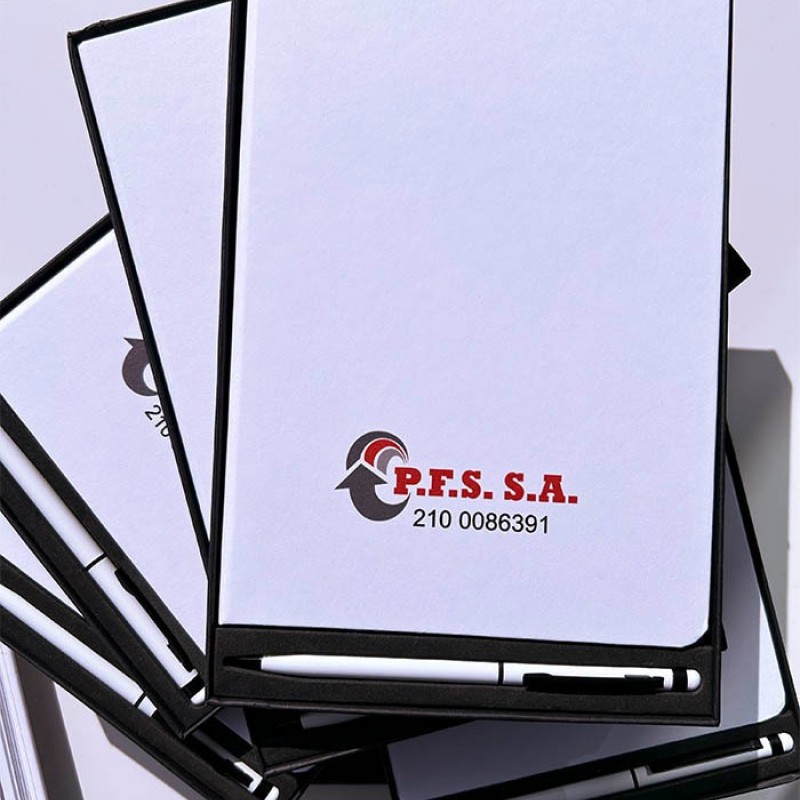 Μπλοκ Σημειώσεων Kωδ.09348-291 με Εκτύπωση. το Σχεδιο σας