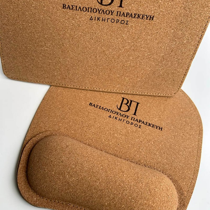 Mouse pad Cork Με Xάραξη Laser το Σχέδιο σας Kωδ.02113-171