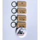 Μπρελόκ, keyring με χάραξη το σχεδιο σας 1,00€  κωδ.MA 06204-029