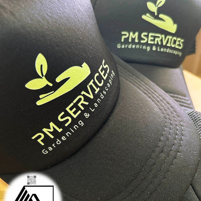 Καπέλα με δίχτυ Μαύρο Με Εκτύπωση το Σχεδιο σας  2,30€  Κωδ.0100-120 