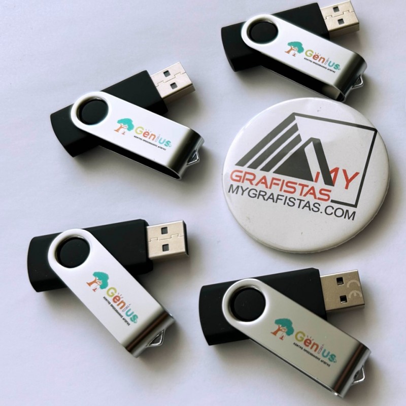 Usb stick 16GB   κωδ. 064c Με Εκτύπωση 2,65  το Σχεδιο σας