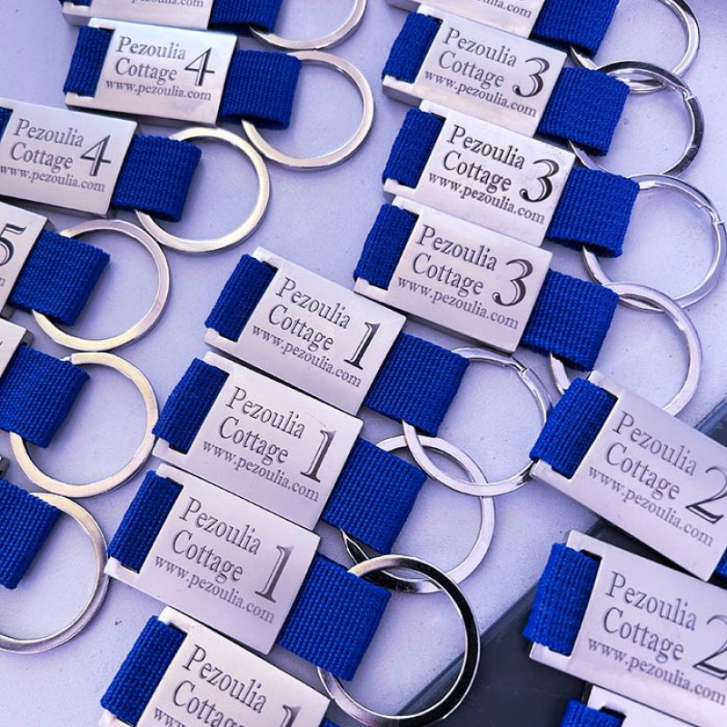 Μπρελόκ Μεταλλικά  Με Χάραξη  το Σχεδιο σας  1,50€ Κωδ.3020-067