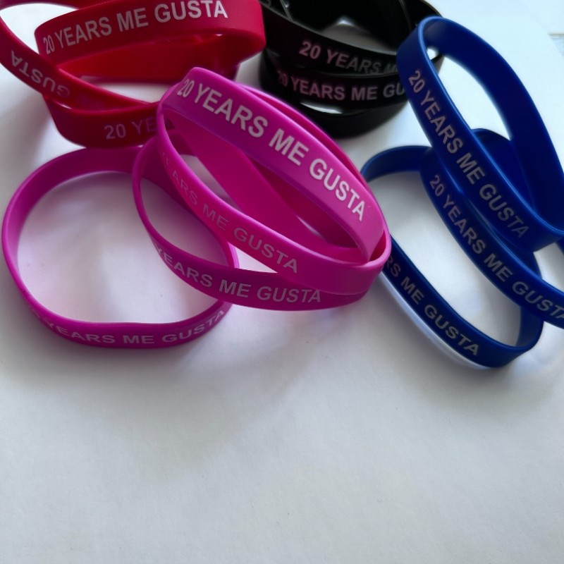 Βραχιολάκια Σιλικόνης με Εκτύπωση το Σχεδιο σας Κωδ.08913