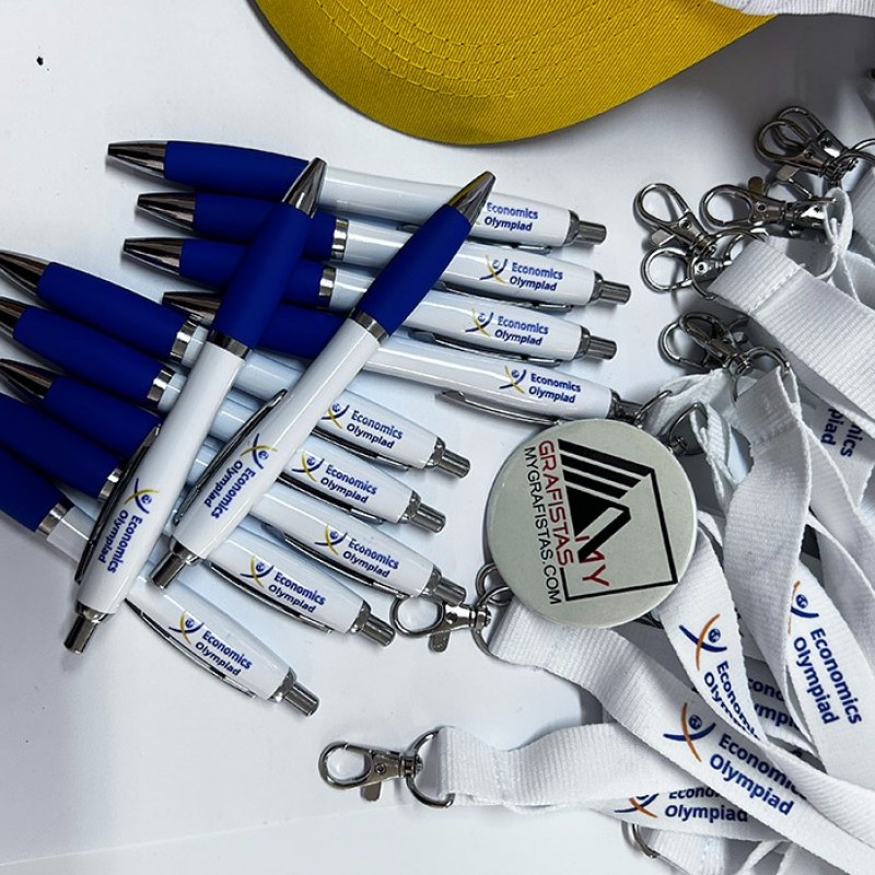 Lanyard  2cm with metal hook με Εκτύπωση Πολύχρωμη το Σχεδιο σας Βest Seller  κωδ, 09058 ΛΕΥΚΟ 