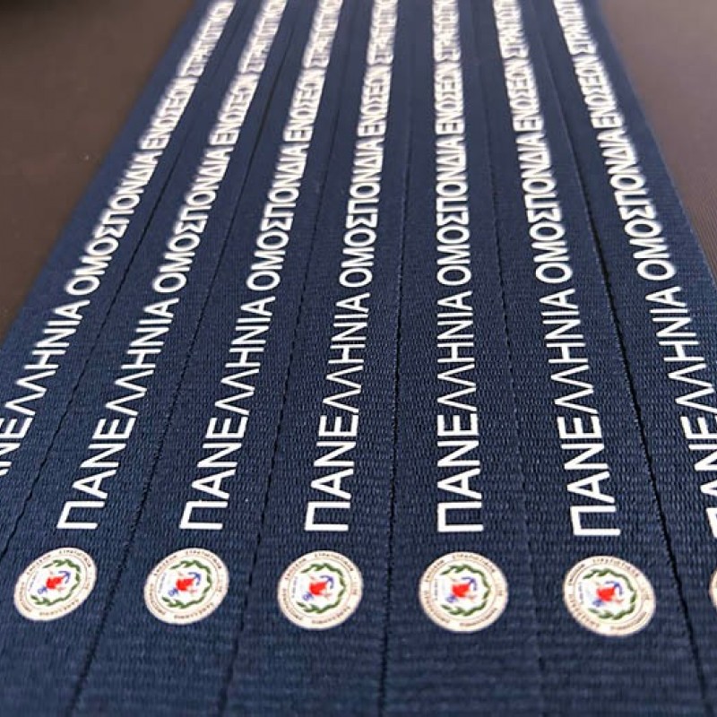 Lanyard  2cm with metal hook με Εκτύπωση το Σχεδιο σας   κωδ, 09058