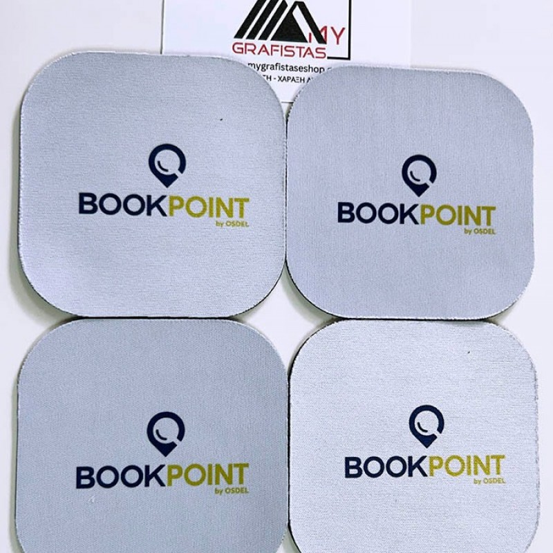 Coaster rubber base με Εκτύπωση το Σχεδιο σας Kωδ.06474-014