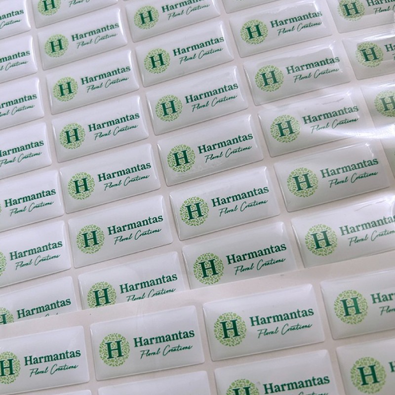 Αυτοκόλλητα, Σιλικόνης DOMING   με το δικό σας Σχεδιο σε οτι σχήμα και μέγεθος θέλετε! κωδ.01